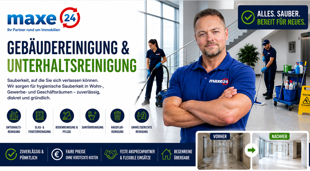 Gebäudereinigung & Unterhaltsreinigung 